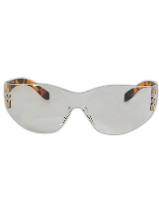 MAGID Colored Temple Mini Myst Safety Glasses, 4 Pairs, Y12641C