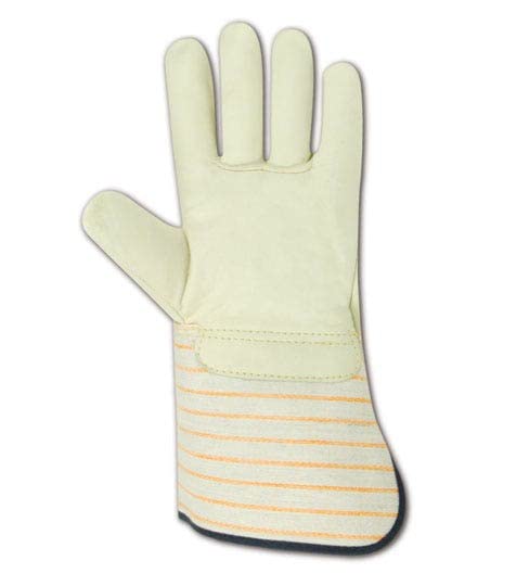 MAGID T6572G-11 DuraMaster T6572G Lined Standard Cow Grain Full Leather, 9, Off-white, 11 (36 Pair)