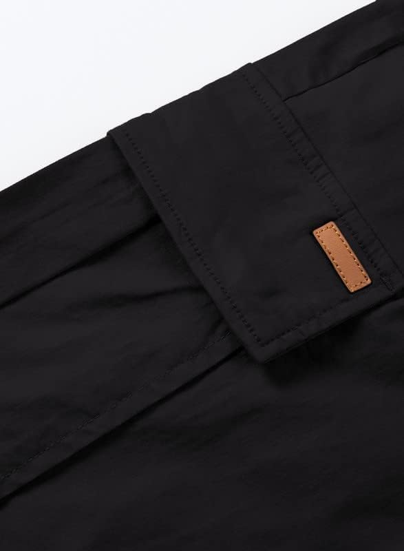 JMIERR Mens Casual Twill Cargo Shorts Cotton Drawstring Classic Cargo Stretch Short with 6 Pockets