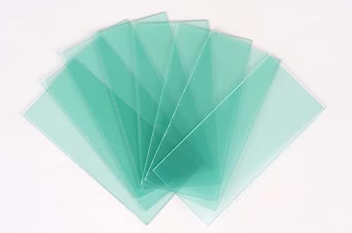10-PACK automatic variable light welding protection lens replacement 4.25x2 inch (108mm x 50mm) transparent cover lens cover for solar automatic variable light filter 3/11