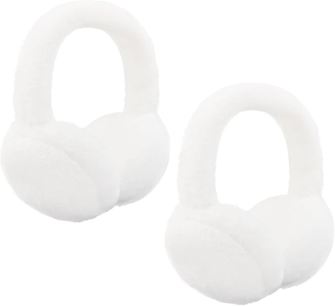 Kids Winter Earmuffs Baby Warm Ear Muff Girls Cute Furry Ear Warmers Boys Foldable Ear Covers for Cold Weather