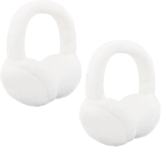 Kids Winter Earmuffs Baby Warm Ear Muff Girls Cute Furry Ear Warmers Boys Foldable Ear Covers for Cold Weather