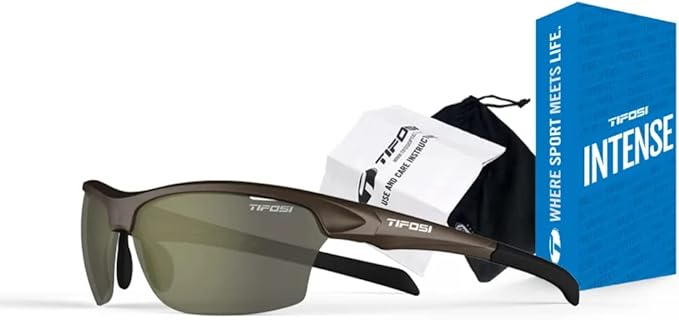 Intense Sport Sunglasses Men & Women - Ideal For Golf, Pickleball, Running & Tennis. Vented Lenses Prevent Fogging