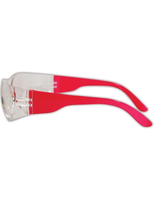 MAGID Colored Temple Mini Myst Safety Glasses, 1 Pair, Y12631C