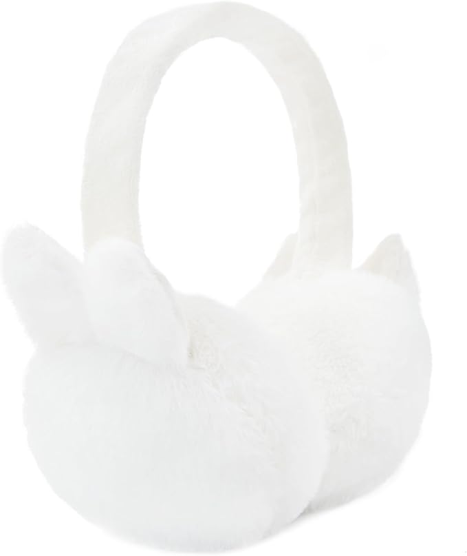 Kids Winter Earmuffs Baby Warm Ear Muff Girls Cute Furry Ear Warmers Boys Foldable Ear Covers for Cold Weather