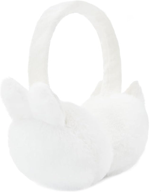 Kids Winter Earmuffs Baby Warm Ear Muff Girls Cute Furry Ear Warmers Boys Foldable Ear Covers for Cold Weather