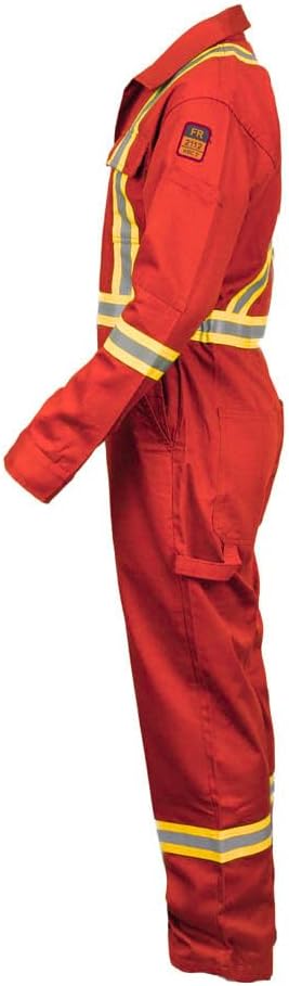Flame Resistant FR High Visibility Hi Vis Coverall