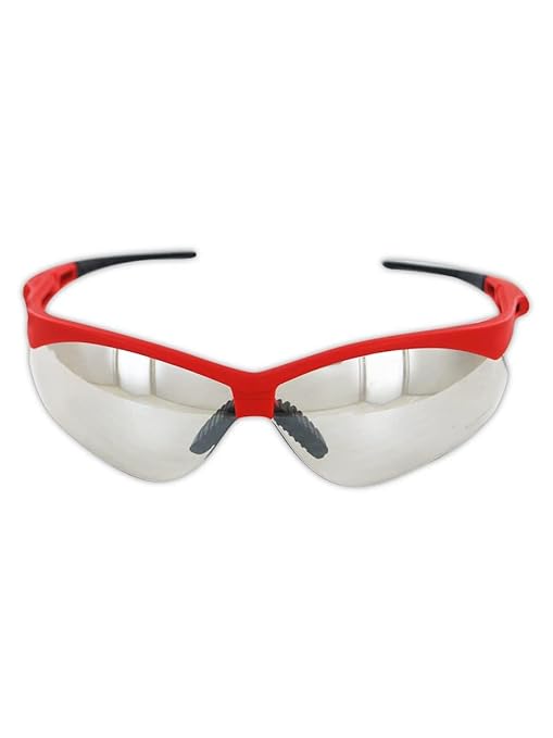 MAGID Wraparound Safety Glasses | Hard Coated Lightweight Sporty Designed Safety Glasses with a Soft TPR Nose Pad and Temple Tips (24 Pair)