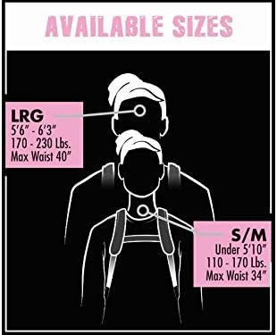 Muddy Women's The Safeguard Treestand Safety Harness Nylon Black and Pink