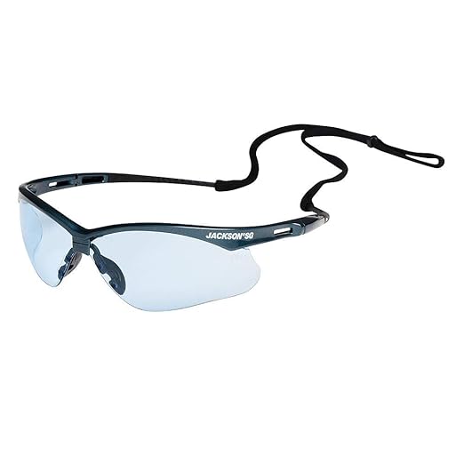 Jackson Safety SG Safety Glasses - Eye Protection for Men & Women - ANSI Z87.1 - Pack of 12 (Multiple Styles)