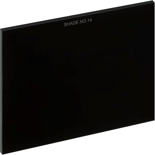PATIKIL Welding Len Shade 14 Glass 4.33 x 3.54 Inch/110 x 90 mm, Hardened Glass Black Darkening Filter Plates Covers Replacement for Weld Helmet Hood