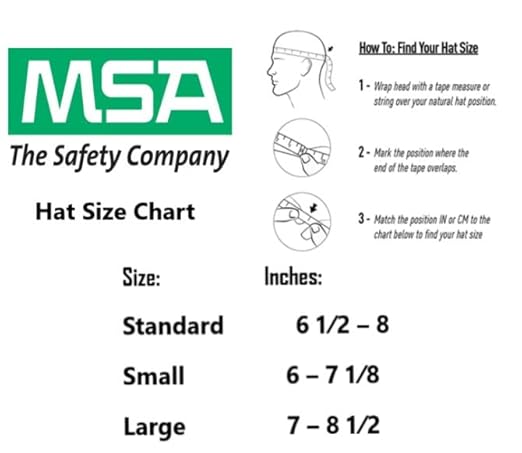 MSA 463945 V-Gard Cap Style Safety Hard Hat With Staz-on Pinlock Suspension | Polyethylene Shell, Superior Impact Protection, Self Adjusting Crown-Straps - Standard Size in Orange