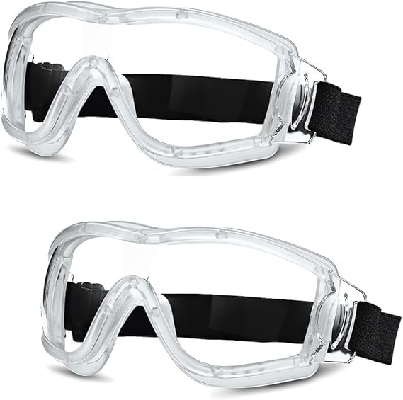 Kids Safety Goggles, Toddler Safety Glasses With UV Anti-Fog,Clear Lens Glasses Cleaning Cloth Included