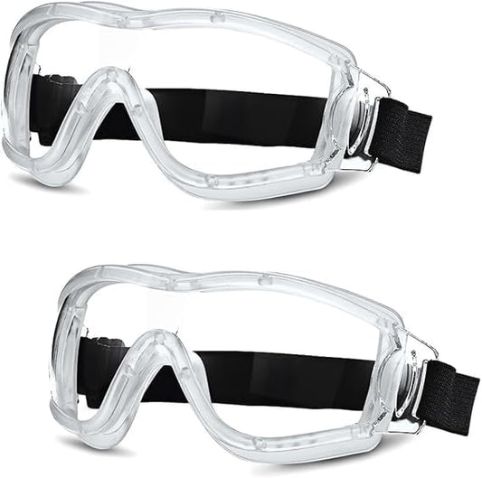 Kids Safety Goggles, Toddler Safety Glasses With UV Anti-Fog,Clear Lens Glasses Cleaning Cloth Included