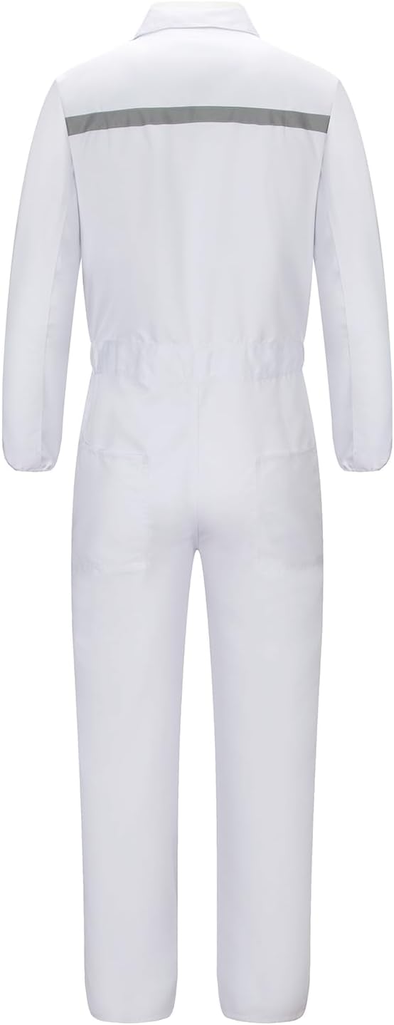 Mens Workwear Coveralls Work Mechanic Jumpsuits Long Sleeve Coverall Work Wear Multi Pockets