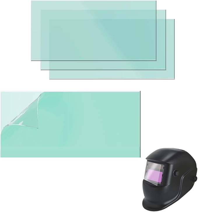 2'' x 4.25'' Welding Helmet Hood Replacement Clear Lens Cover (20pcs)