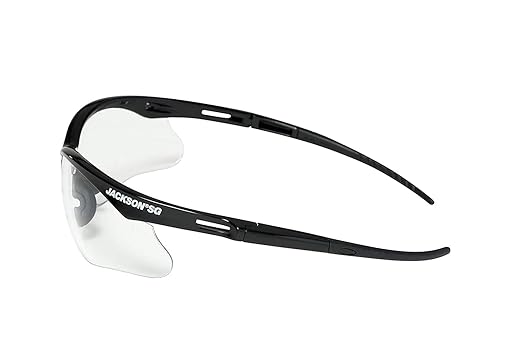 Jackson Safety SG Safety Glasses - Eye Protection for Men & Women - ANSI Z87.1 - Pack of 12 (Multiple Styles)