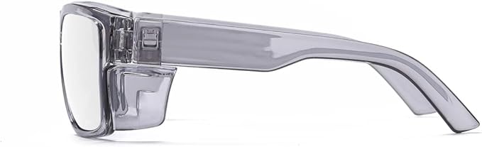 TransitionSafetyGlaseswith ANSI Z87+ImpactApproved Wraparound&Anti Bluelight UV400