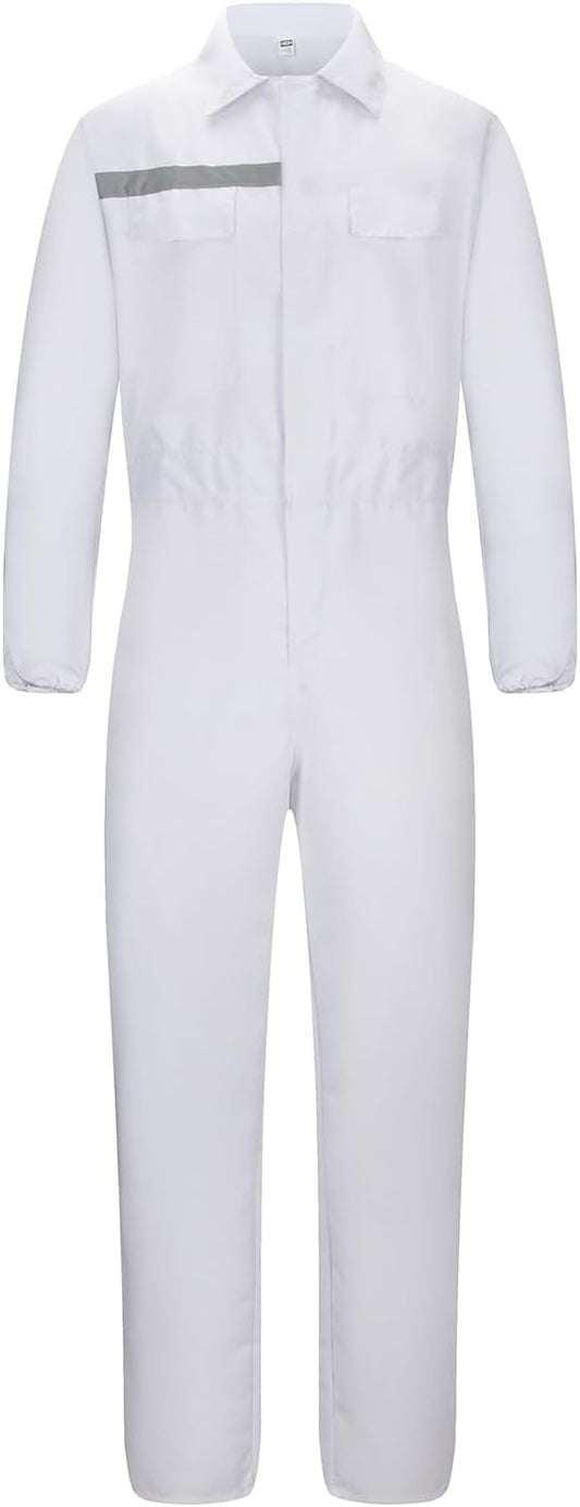 Mens Workwear Coveralls Work Mechanic Jumpsuits Long Sleeve Coverall Work Wear Multi Pockets