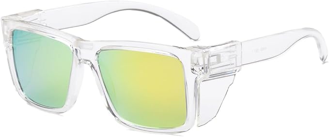 Polarized SafetyGlassesZ87 UV400 WorkSunglasses for men ConstructionCarpentryCyclingDIY&Light Industrial Use