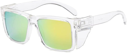 Polarized SafetyGlassesZ87 UV400 WorkSunglasses for men ConstructionCarpentryCyclingDIY&Light Industrial Use