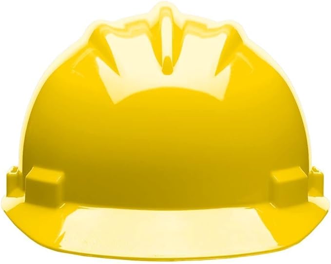 Bullard 3-Rib S61 Cap Style Safety Hard Hat with 4-Point Ratchet Suspension and Cotton Brow Pad