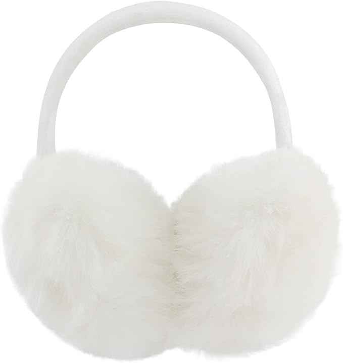 POXIMI Women Winter Earmuffs Girl Ski Adjustable Ear Covers for Cute Bow Ear Warmer Outdoor Earmuff Fleece Lining