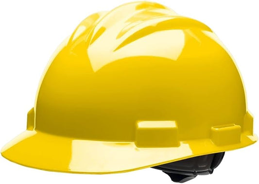 Bullard 3-Rib S61 Cap Style Safety Hard Hat with 4-Point Ratchet Suspension and Cotton Brow Pad