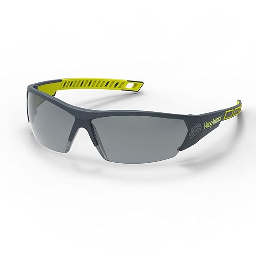 HexArmor MX250 Variomatic Dark Safety Glasses for Men and Women | Transition Lenses for Outdoor Work | Anti-Fog | Scratch-Resistant | Metal-Free | Certified ANSI Z87 | 100% UV Protected Eyewear