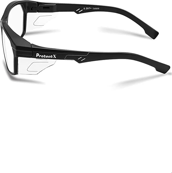 ProtectX Classic Safety Glasses, Anti-Fog Scratch Resistant Lenses, Protective Eyewear for Work, Indoor/Outdoor, ANSI Z87.1