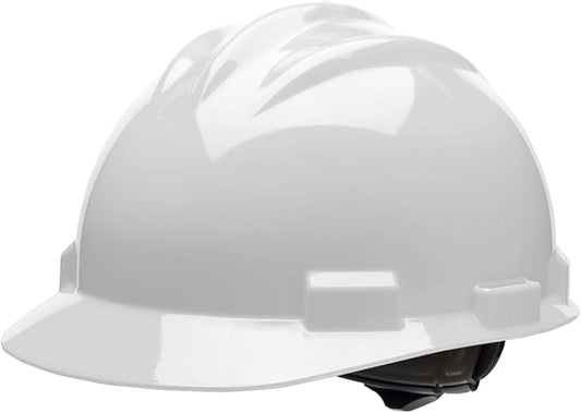 Bullard 3-Rib S61 Cap Style Safety Hard Hat with 4-Point Ratchet Suspension and Cotton Brow Pad