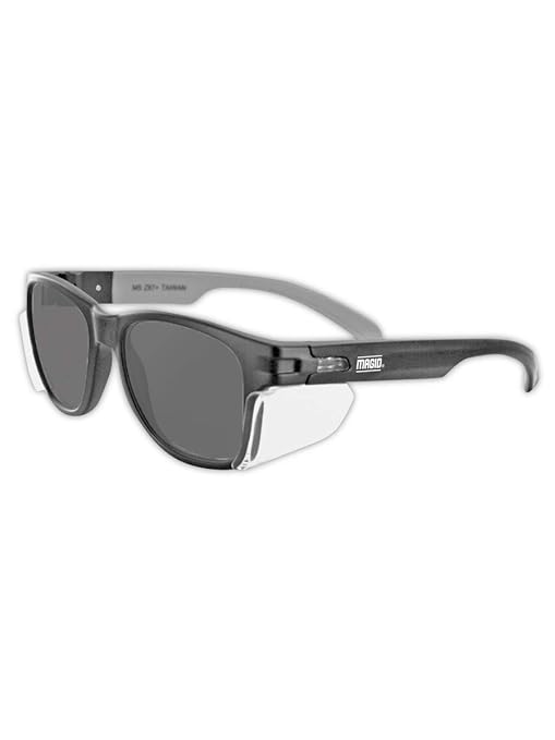 MAGID Y50 Series Performance Anti-Fog Polycarbonate Safety Glasses with Side Shields, 2 Pairs, Combo Lens | Clear & Gray, Y50BKAFCGY