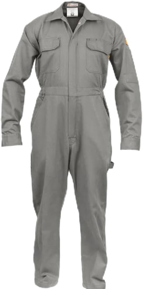 Flame Resistant FR Coverall - 88% C / 12% Nylon - 7oz