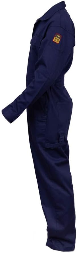 Flame Resistant FR Coverall - 88% C / 12% Nylon - 7oz