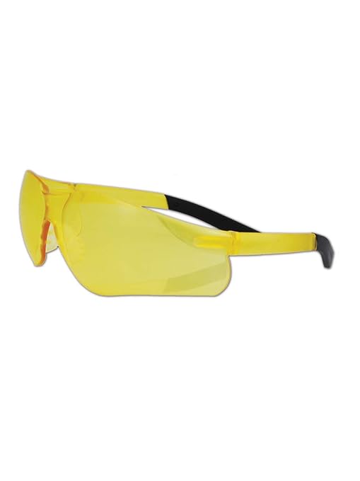MAGID Y19AFA Gemstone Myst Flex Y19 Series Protective Eyewear, Amber Frame, Amber Lens (2 Pair)
