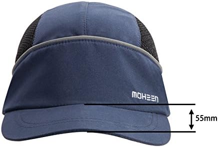 MOHEEN Safety Bump Cap, Baseball Hat Style with Reflective Stripes Lightweight and Breathable Hard Hat Head Protection Cap