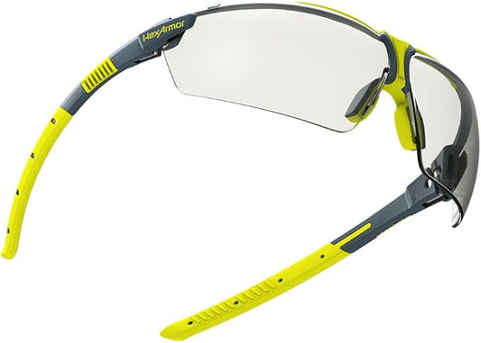 HexArmor VS300 Clear Safety Glasses for men and women | Anti-fog | Hot -Cold Temperature transitions | Adjustable side arms | Certified ANSI Z87 | 100% UV protected eyewear