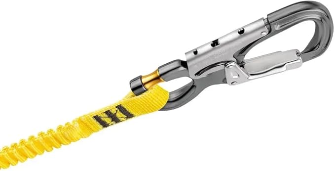 PETZL, EASHOOK Open Carabiner, Black, Automatic