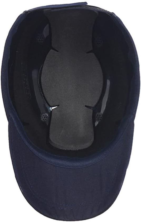 Baseball Bump Cap, Safety Hard Hat Style Comfortable Lightweight Head Protection Cap Adjustable Four Vents Protective Hat for Men Women