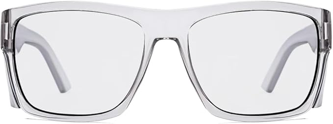 TransitionSafetyGlaseswith ANSI Z87+ImpactApproved Wraparound&Anti Bluelight UV400