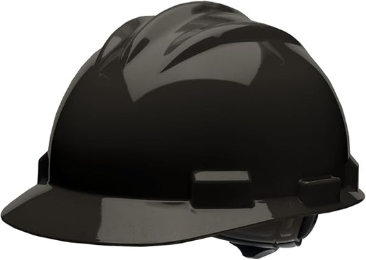 Bullard 3-Rib S61 Cap Style Safety Hard Hat with 4-Point Ratchet Suspension and Cotton Brow Pad