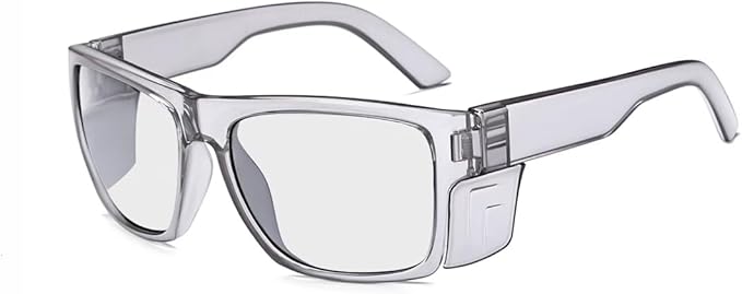 TransitionSafetyGlaseswith ANSI Z87+ImpactApproved Wraparound&Anti Bluelight UV400