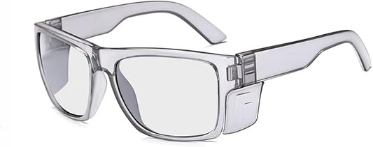 TransitionSafetyGlaseswith ANSI Z87+ImpactApproved Wraparound&Anti Bluelight UV400