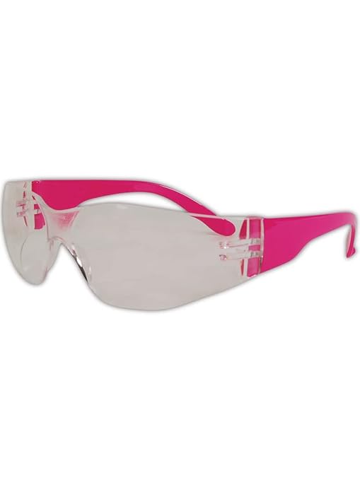 MAGID Colored Temple Mini Myst Safety Glasses, 1 Pair, Y12631C