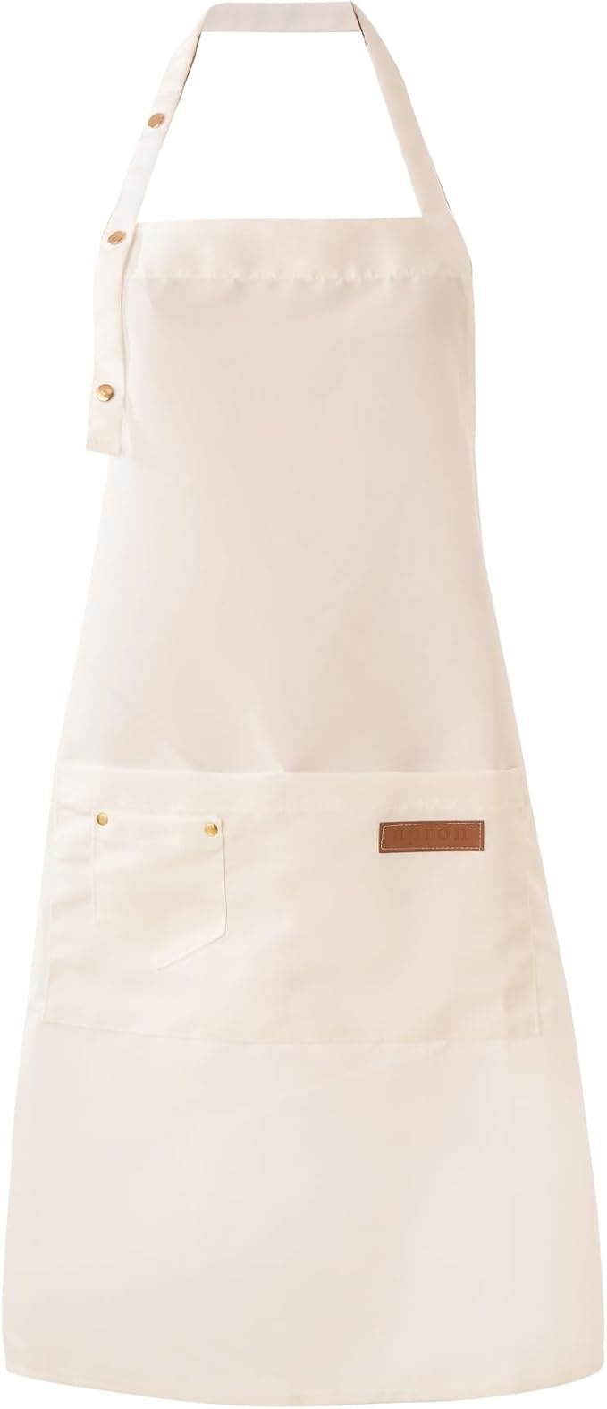 Tosewever Art Aprons for Women Painting Pottery Baking, Mens Buckle Straps Kitchen Apron with Pockets for Chef Cooking