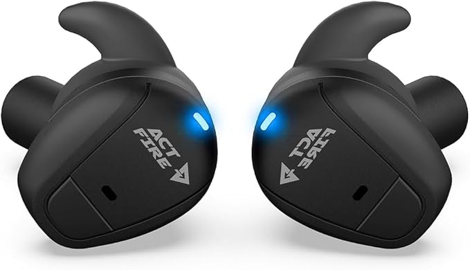 Bluetooth Shooting Ear Protection Ear Plugs, Hearing Protection Earbuds Electronic Shooting Earplugs for Noise Reduction,Outdoor Sports