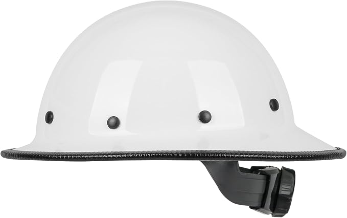 GREEN DEVIL Fiberglass Full Brim Hard Hat OSHA & ANSI Rated Fiber Hardhat for Men with Brim Guard