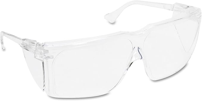 3M TGV0120 Tour Guard V Safety Glasses, One Size Fits Most, Clear Frame/Lens, 20/Box