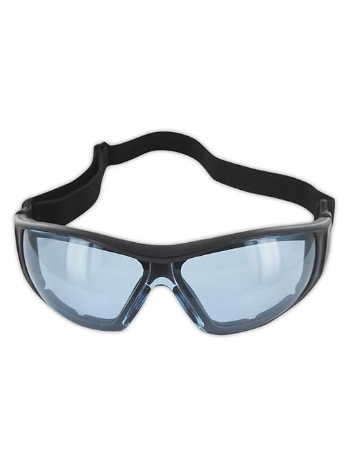 MAGID Safety Goggles with Temples & Removable Strap, 6 Pairs, Size (G919)