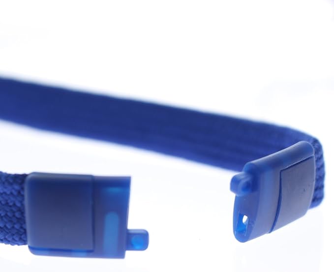 Specialist ID Bulk 100 Pack - Heavy Duty Breakaway Lanyards for Keys and ID Badges with Key Chain Split Ring - Break-Away Clasp and Keychain Keyring/Badge Holder Attachment (Royal Blue)…